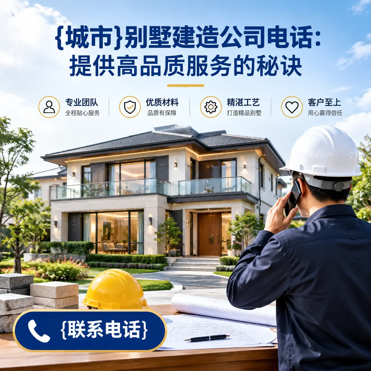兴仁别墅建造公司电话：提供高品质服务的秘诀