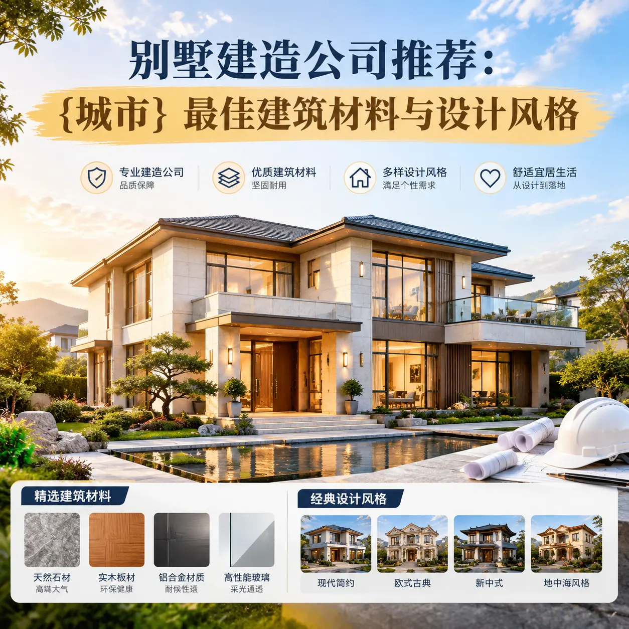 别墅建造公司推荐: 兴仁 最佳建筑材料与设计风格
