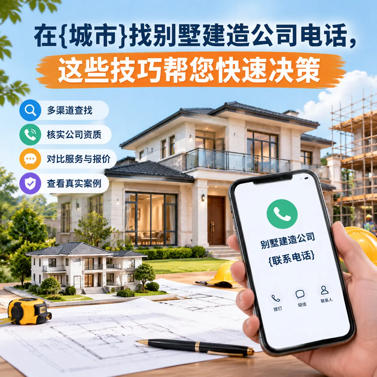 在兴仁找别墅建造公司电话，这些技巧帮您快速决策