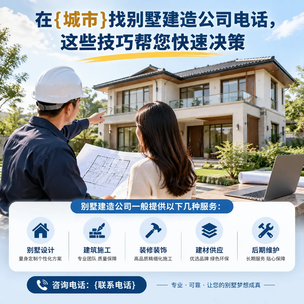 在兴仁找别墅建造公司电话，这些技巧帮您快速决策