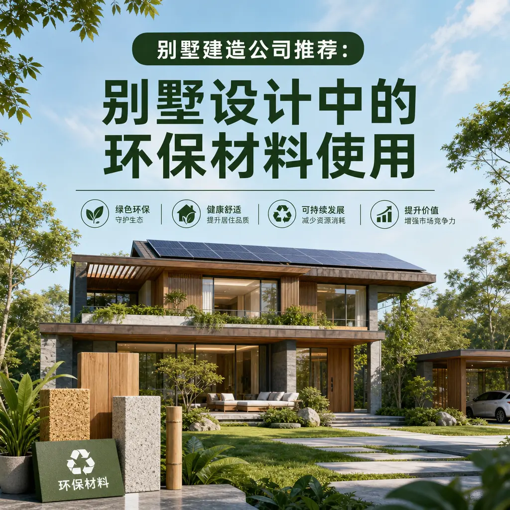 别墅建造公司推荐： 兴仁 别墅设计中的环保材料使用